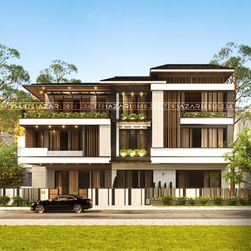 Thiết kế Biệt thự đẹp Đà Nẵng AZAR – NHÀ CHÚ PHÚC