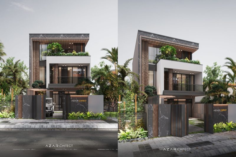 Hoang.Villa – Thiết kế nhà phố 8.5x20m tại Euro Village Đà Nẵng