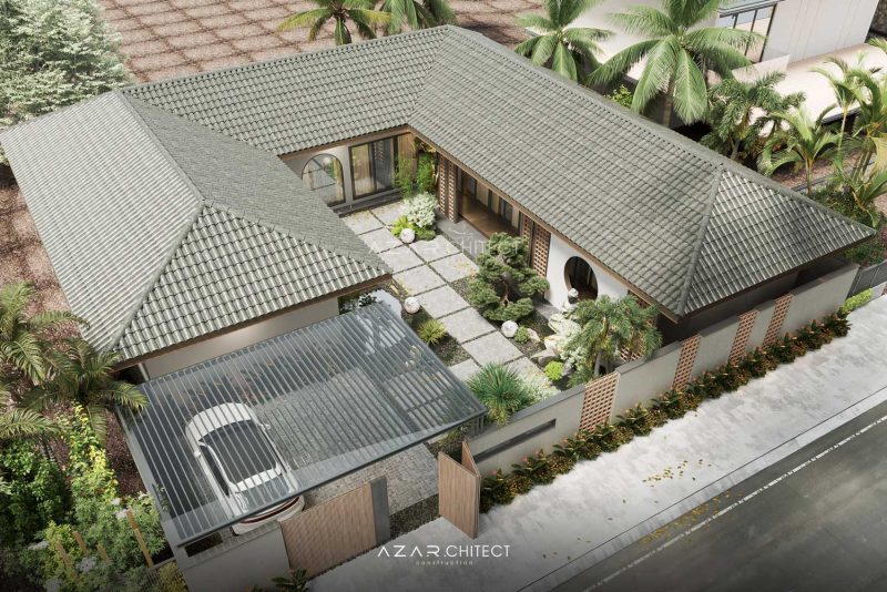 Thanh.House – Mẫu nhà tam hợp viện theo phong cách hiện đại độc nhất năm 2025