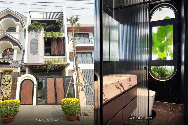 Thiết kế biệt Thự 410m2 Tại Bình Dương – Ấn Tượng Từ Ngoại Thất Tới Từng Chi Tiết Nội Thất