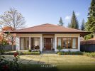 Nhà 1 Tầng Mái Ngói Với Sân Thượng